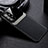 Custodia Silicone Morbida In Pelle Cover con Magnetico FL1 per Samsung Galaxy A73 5G Nero