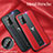 Custodia Silicone Morbida In Pelle Cover con Magnetico FL1 per Samsung Galaxy Note 20 5G