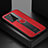 Custodia Silicone Morbida In Pelle Cover con Magnetico FL1 per Samsung Galaxy S20 Ultra 5G Rosso