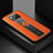 Custodia Silicone Morbida In Pelle Cover con Magnetico FL1 per Xiaomi Poco X3 NFC Arancione
