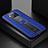 Custodia Silicone Morbida In Pelle Cover con Magnetico FL1 per Xiaomi Poco X3 Pro Blu