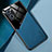 Custodia Silicone Morbida In Pelle Cover con Magnetico per Oppo Find X5 Lite 5G Blu