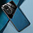 Custodia Silicone Morbida In Pelle Cover con Magnetico per Oppo Reno10 5G Blu