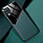Custodia Silicone Morbida In Pelle Cover con Magnetico per Samsung Galaxy A12 Nacho Verde
