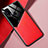 Custodia Silicone Morbida In Pelle Cover con Magnetico per Samsung Galaxy M21s Rosso