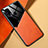 Custodia Silicone Morbida In Pelle Cover con Magnetico per Samsung Galaxy M31 Arancione