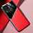 Custodia Silicone Morbida In Pelle Cover con Magnetico per Samsung Galaxy M53 5G Rosso