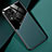 Custodia Silicone Morbida In Pelle Cover con Magnetico per Samsung Galaxy M53 5G Verde