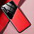 Custodia Silicone Morbida In Pelle Cover con Magnetico per Samsung Galaxy Note 10 5G Rosso