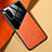 Custodia Silicone Morbida In Pelle Cover con Magnetico per Samsung Galaxy S20 5G Arancione