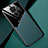 Custodia Silicone Morbida In Pelle Cover con Magnetico per Xiaomi Redmi 10X 4G Verde