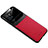 Custodia Silicone Morbida In Pelle Cover con Magnetico S01 per Vivo iQOO 9 Pro 5G Rosso