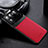 Custodia Silicone Morbida In Pelle Cover con Magnetico S01 per Xiaomi Mi 11 Ultra 5G Rosso