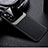 Custodia Silicone Morbida In Pelle Cover con Magnetico S01 per Xiaomi Mi 12 Pro 5G Nero