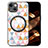 Custodia Silicone Morbida In Pelle Cover con Magnetico S01D per Apple iPhone 13