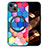 Custodia Silicone Morbida In Pelle Cover con Magnetico S01D per Apple iPhone 13