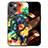 Custodia Silicone Morbida In Pelle Cover con Magnetico S01D per Apple iPhone 13 Multicolore
