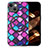 Custodia Silicone Morbida In Pelle Cover con Magnetico S01D per Apple iPhone 14 Plus Viola