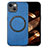 Custodia Silicone Morbida In Pelle Cover con Magnetico S02D per Apple iPhone 13