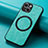 Custodia Silicone Morbida In Pelle Cover con Magnetico S11D per Apple iPhone 13