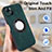 Custodia Silicone Morbida In Pelle Cover con Magnetico S14D per Apple iPhone 13