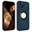 Custodia Silicone Morbida In Pelle Cover con Magnetico S14D per Apple iPhone 13