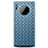 Custodia Silicone Morbida In Pelle Cover D01 per Huawei Mate 30 5G Cielo Blu