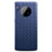 Custodia Silicone Morbida In Pelle Cover D01 per Huawei Mate 30 Pro 5G Blu