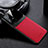Custodia Silicone Morbida In Pelle Cover FL1 per Oppo Reno7 Pro 5G Rosso