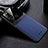 Custodia Silicone Morbida In Pelle Cover FL1 per Samsung Galaxy A21s Blu