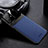 Custodia Silicone Morbida In Pelle Cover FL1 per Samsung Galaxy Note 10 Lite Blu