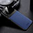 Custodia Silicone Morbida In Pelle Cover FL1 per Samsung Galaxy S20 FE 5G Blu