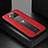 Custodia Silicone Morbida In Pelle Cover FL2 per Xiaomi Poco X3 Pro Rosso