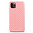 Custodia Silicone Morbida In Pelle Cover G01 per Apple iPhone 11 Pro Max Rosa