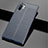 Custodia Silicone Morbida In Pelle Cover G01 per Samsung Galaxy Note 10 Plus Blu