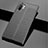 Custodia Silicone Morbida In Pelle Cover G01 per Samsung Galaxy Note 10 Plus Nero