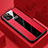 Custodia Silicone Morbida In Pelle Cover H01 per Apple iPhone 11 Pro Rosso