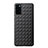 Custodia Silicone Morbida In Pelle Cover H01 per Huawei Honor V30 5G Nero