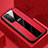 Custodia Silicone Morbida In Pelle Cover H01 per Huawei Honor X10 5G Rosso