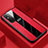 Custodia Silicone Morbida In Pelle Cover H01 per Huawei Honor X10 Max 5G Rosso