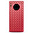 Custodia Silicone Morbida In Pelle Cover H01 per Huawei Mate 30 Pro 5G Rosso