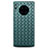Custodia Silicone Morbida In Pelle Cover H01 per Huawei Mate 30 Pro 5G Verde