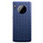 Custodia Silicone Morbida In Pelle Cover H01 per Huawei Mate 30E Pro 5G Blu