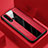 Custodia Silicone Morbida In Pelle Cover H01 per Huawei Nova 5i Rosso