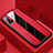 Custodia Silicone Morbida In Pelle Cover H01 per Huawei Nova 6 5G Rosso