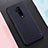Custodia Silicone Morbida In Pelle Cover H01 per OnePlus 7T Pro Blu