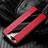 Custodia Silicone Morbida In Pelle Cover H01 per Oppo R15X Rosso