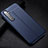 Custodia Silicone Morbida In Pelle Cover H01 per Realme X50 Pro 5G Blu