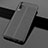 Custodia Silicone Morbida In Pelle Cover H01 per Samsung Galaxy A70S Nero