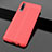 Custodia Silicone Morbida In Pelle Cover H01 per Samsung Galaxy A70S Rosso